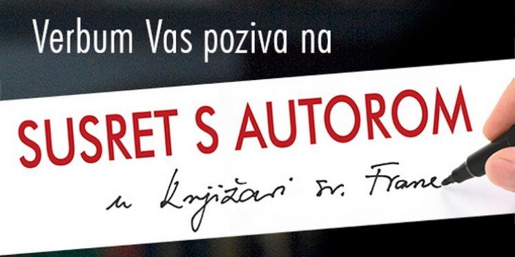 Najava: Marina Čapalija na "Susretu s autorom" u Verbumovoj Knjižari sv. Frane u Splitu 19. svibnja