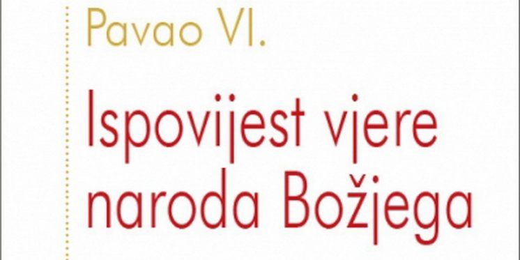 Predstavljena knjiga  "Ispovijest vjere naroda Božjega"