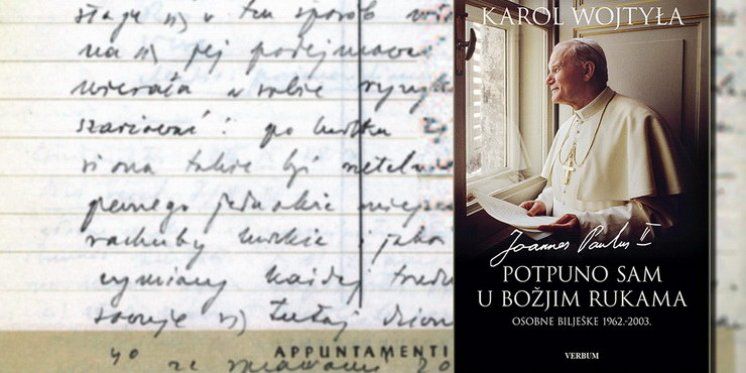 Osobne bilješke iz duhovnog dnevnika Ivana Pavla II. objavljene u knjizi "Potpuno sam u Božjim rukama" 