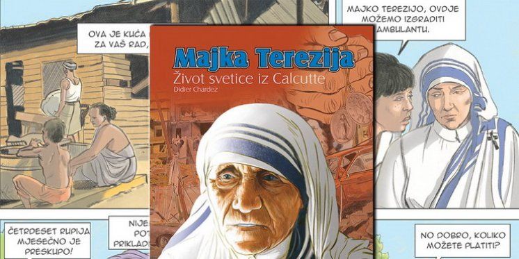 Strip-knjiga "Majka Terezija. Život svetice iz Calcutte"