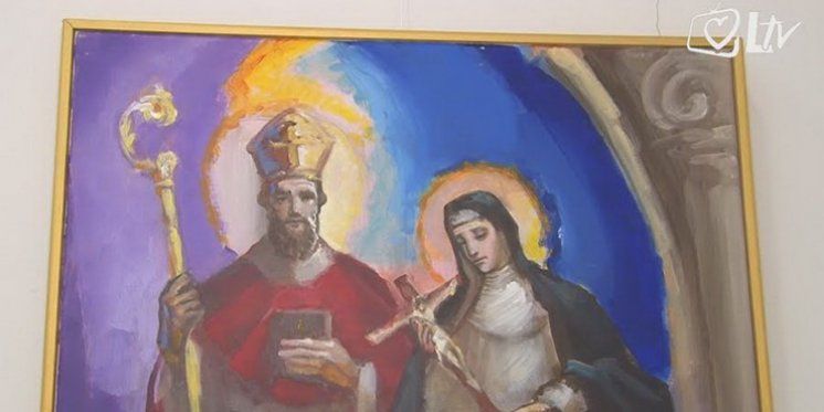 Izložba ''Hrvatski sveci i blaženici u našem narodu'' Ante Mamuše otvorena na zagrebačkoj Peščenici