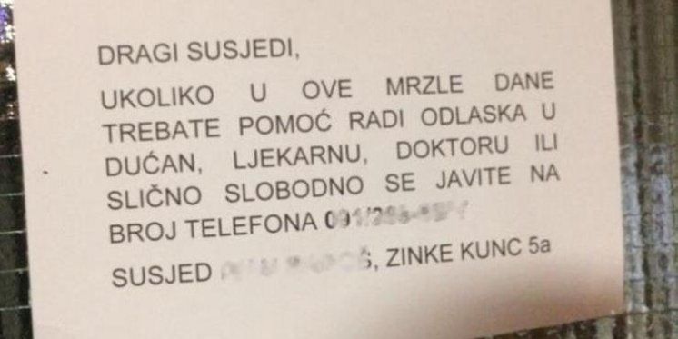Oglas koji vraća vjeru u ljude: 'Ako trebate pomoć, javite se