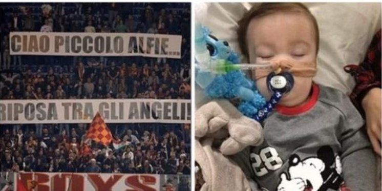  Navijači Rome oprostili se od preminulog dječaka: &ldquo;Zbogom, mali Alfie, počivaj s anđelima&rdquo;
