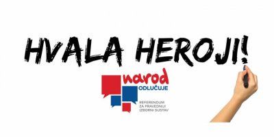 Narod odlučuje: Uz pjesmu Lijepa li si i skandiranje &lsquo;Hrvatska, Hrvatska&rsquo; predani potpisi Hrvatskom saboru
