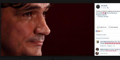Toni Dalić dirljivom objavom zahvalio ocu &lsquo;Hvala ti tata što si me učinio najponosnijim sinom na svijetu&rsquo;