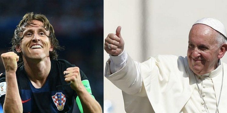 VELIKO PRIZNANJE Luka Modrić osvojio &ldquo;Krpenu&rdquo; loptu koju je blagoslovio Papa Franjo