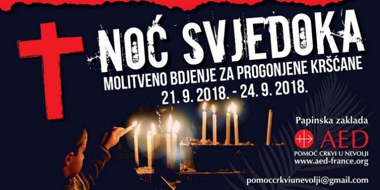 Međugorje: &bdquo;Noć svjedoka&ldquo; &ndash; molitva i podsjećanje na progonjene kršćane