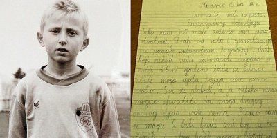 'SVI SMO PLAKALI' Zadaćnica malog Modrića: Moj dobri dida, zašto su te ubili...