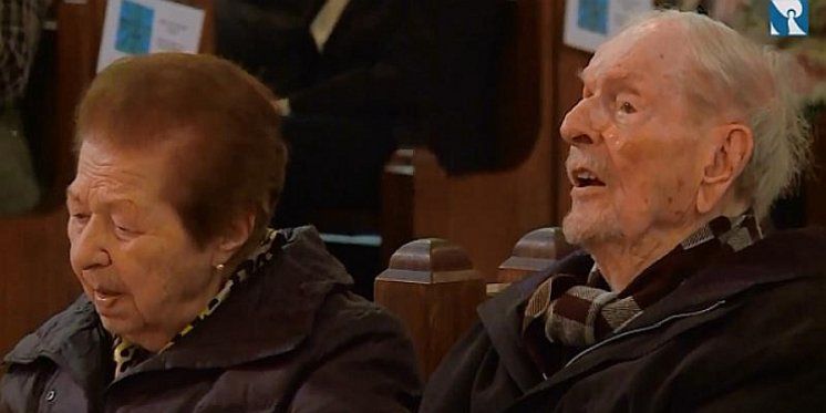 (VIDEO) LJUBAV ZAUVIJEK Hiltraut (99) i Karl (97) proslavili 75. godišnjicu braka