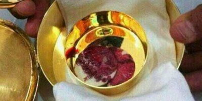 A Guadalajara un&rsquo;ostia consacrata viene trovata nell&rsquo;ostensorio piena di sangue
