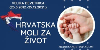 Velika molitvena devetnica &bdquo;Hrvatska moli za život&ldquo;