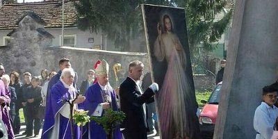 &bdquo;Hodočašće&ldquo; slike &bdquo;Milosrdni Isus&ldquo; stiglo u drevnu župu Bihać