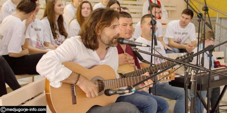 Stijepo Gleđ Markos: "PSALAM 18" na Misi u Međugorju