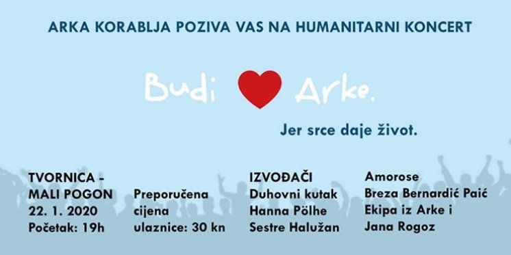 Humanitarni koncert "Budi srce Arke"
