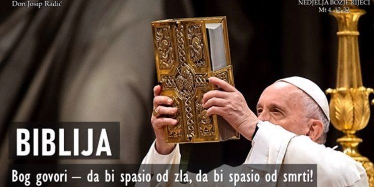 BIBLIJA Bog govori &ndash; da bi spasio od zla, da bi spasio od smrti!