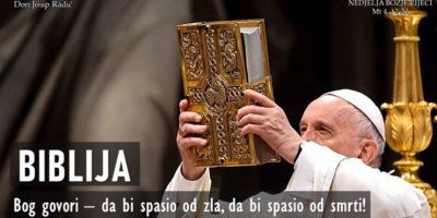 BIBLIJA Bog govori &ndash; da bi spasio od zla, da bi spasio od smrti!