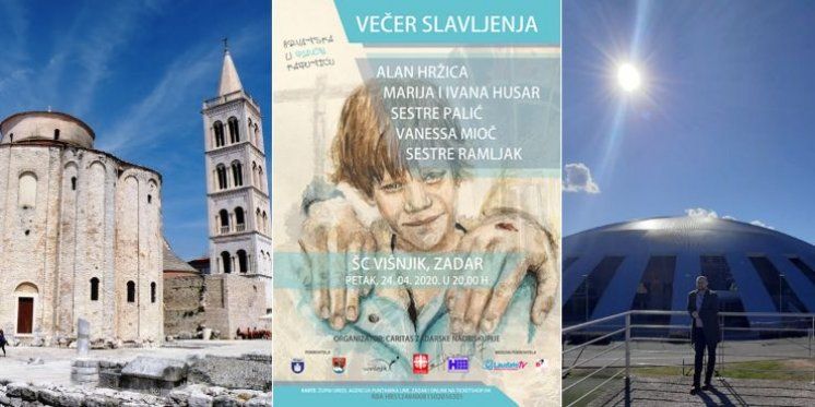 ZADAR VAS ZOVE! Svima izvan Zadra osiguran je smještaj na velikom duhovno - glazbenom događaju. Dođite i budite dio 'Hrvatske u Plavom Kaputiću'