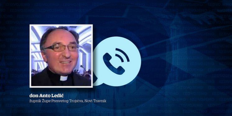 Don Ante Ledić iz Novog Travnika za LTV: 'Mnogi će se posvetit. Sveta korona!'