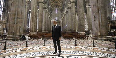 "Muzika za nadu": Bocelli zapjevao za Uskrs u praznom milanskom Duomu