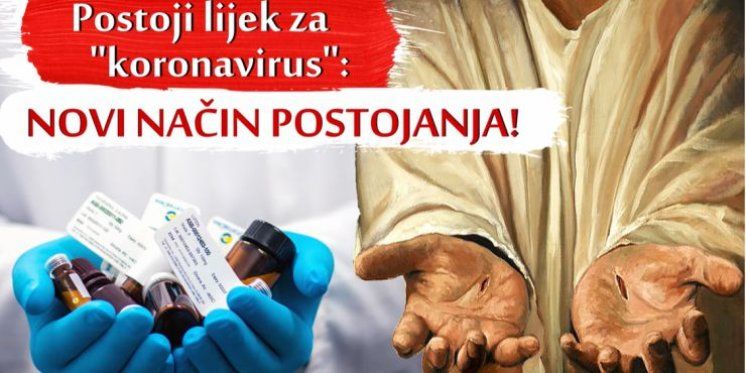 Postoji lijek za "koronavirus": NOVI NAČIN POSTOJANJA!