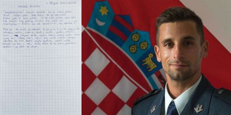 OBJAVLJENO DIRLJIVO PISMO POGINULOG PILOTA 'Moraš shvatiti da je samo jedan život, zašto ga ne iskoristiš do kraja?'