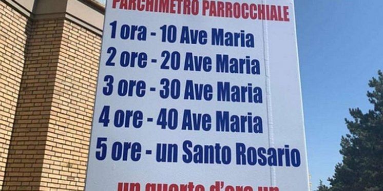 Parking koji se &bdquo;plaća&ldquo; molitvom