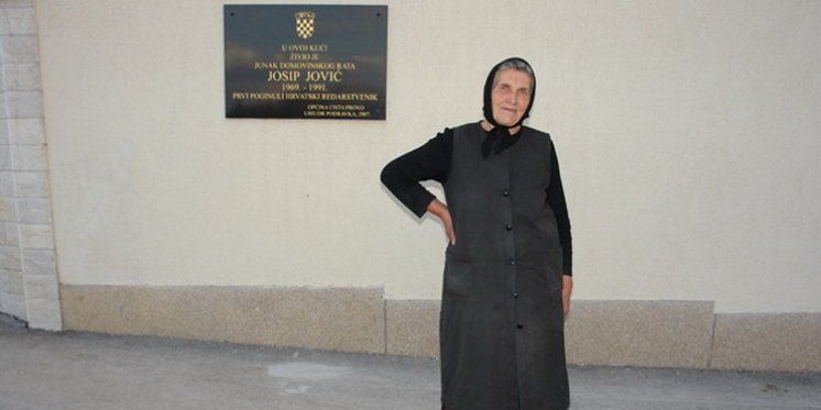 Na današnji dan preminula majka prvog hrvatskog branitelja Josipa Jovića &ndash; Marija Jović