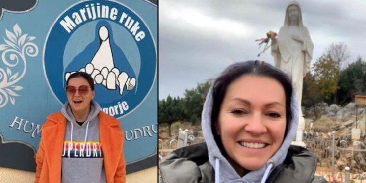 Nina Badrić hodočastila u Međugorje i pružila podršku "Marijinim rukama"