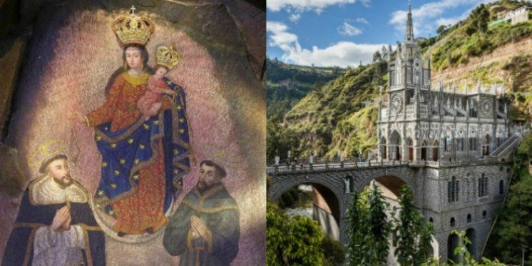 Čudesna slika Gospe uklesana u stijeni 