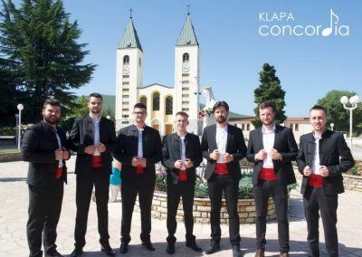 Klapa Concordia iz Međugorja snimila pjesmu pod imenom &bdquo; Međugorskoj Kraljici&ldquo;