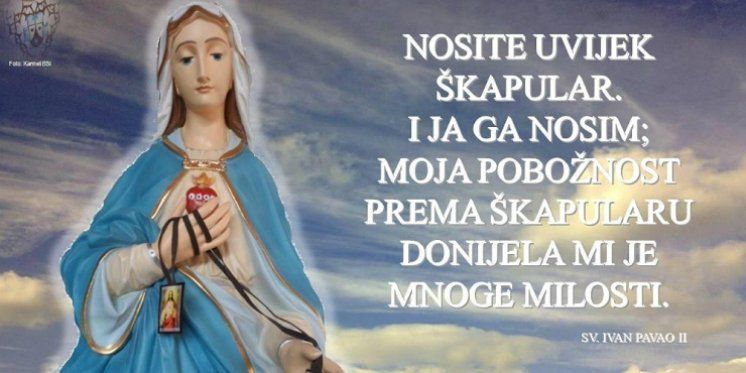  Karmelski škapular-Marijin dar, kako je nastao, što znači i tko ga može nositi?