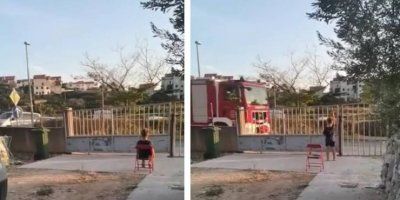 DIRLJIVO Dječak satima čekao vatrogasce da im zahvali što gase vatru na Hvaru